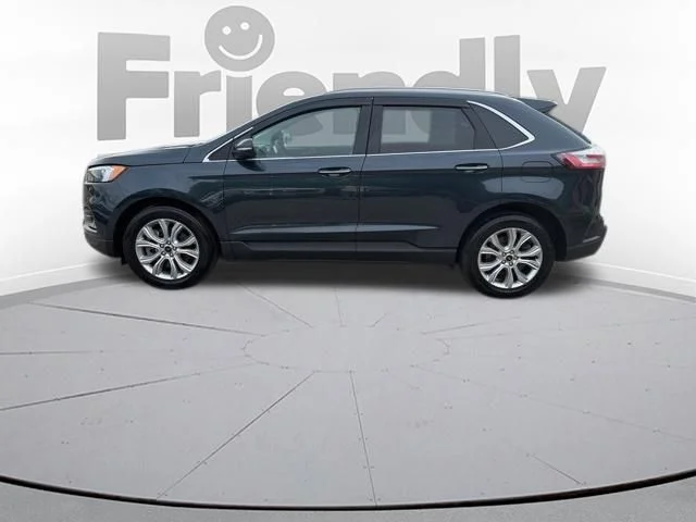 Used 2023 Blue Ford Titanium image 4