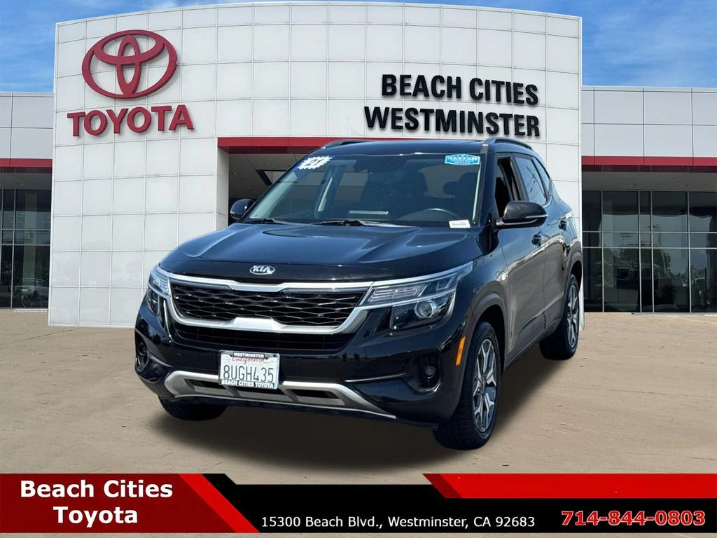 Used 2021 Black Kia EX image 5