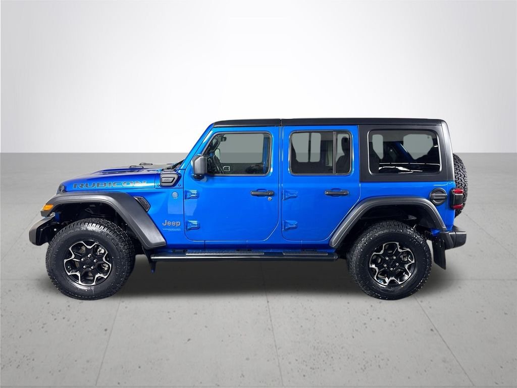 Used 2022 Blue Jeep Unlimited Rubicon 4xe image 9