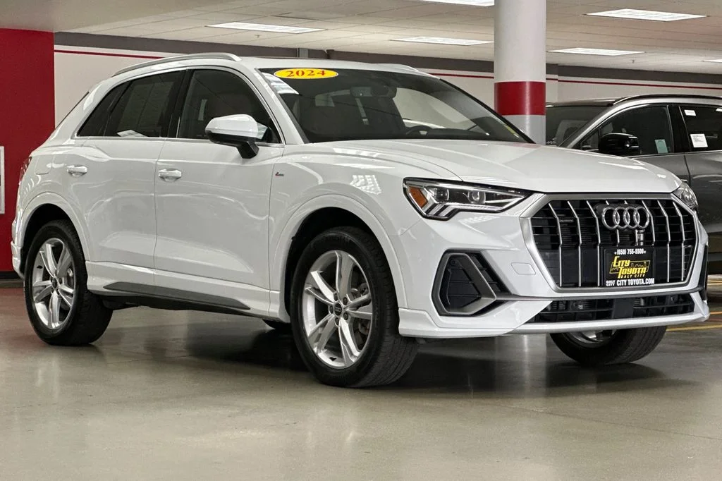 Used 2024 White Audi Premium Plus image 2