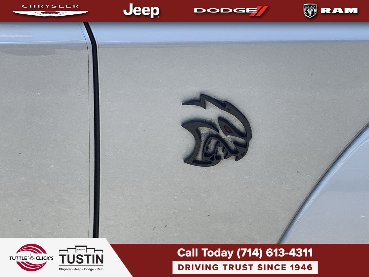 Used 2019 Triple Nickel Clearcoat Dodge SRT Hellcat Redeye Widebody image 11