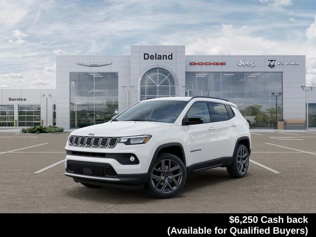 New 2026 Bright White Clear-Coat Exterior Paint Jeep Latitude image 1