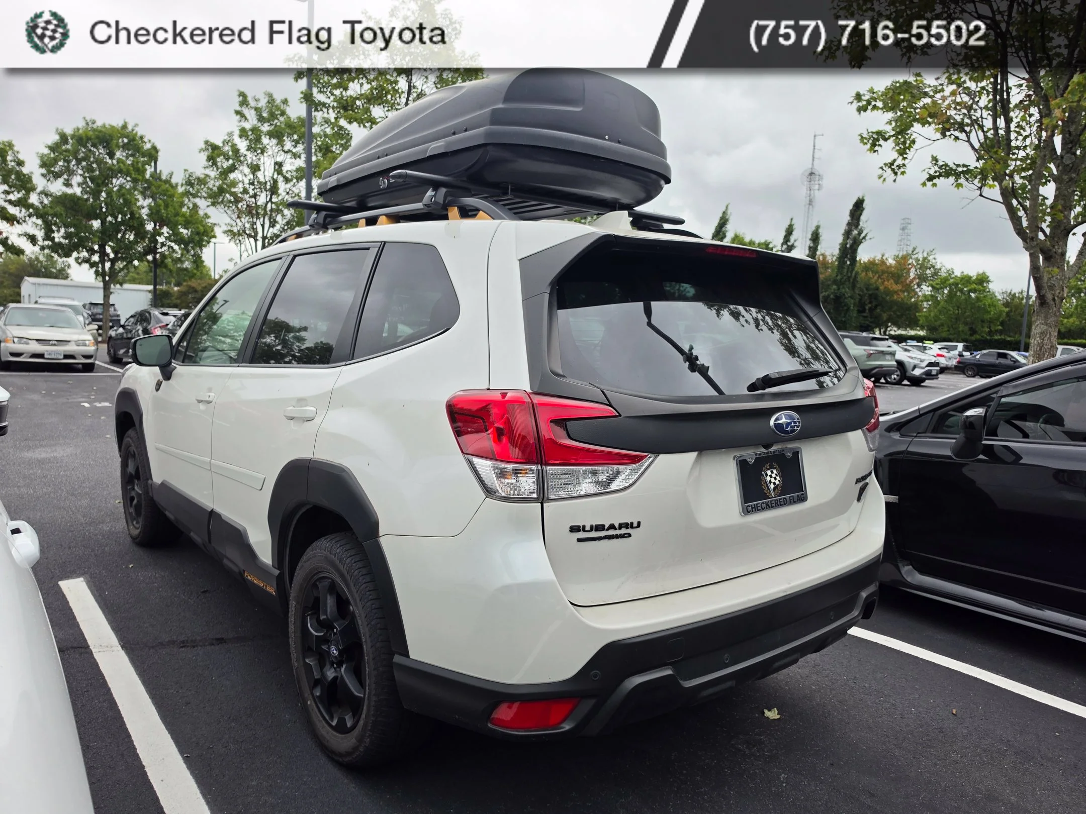 Used 2023 Crystal White Pearl Subaru Wilderness image 4