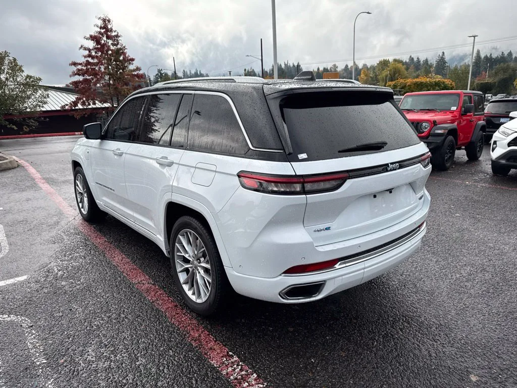 Used 2023 Bright White Clearcoat Jeep Summit 4xe image 8