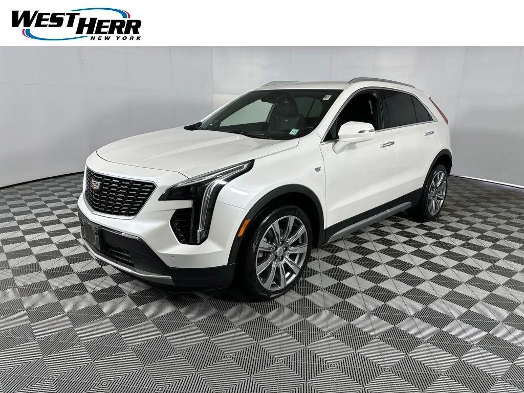 Used 2023 Crystal White Tricoat Cadillac AWD Premium Luxury image 2
