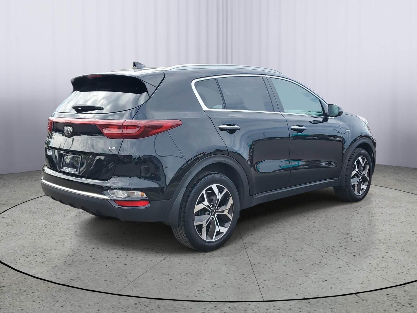 Used 2020 Red Kia EX image 4