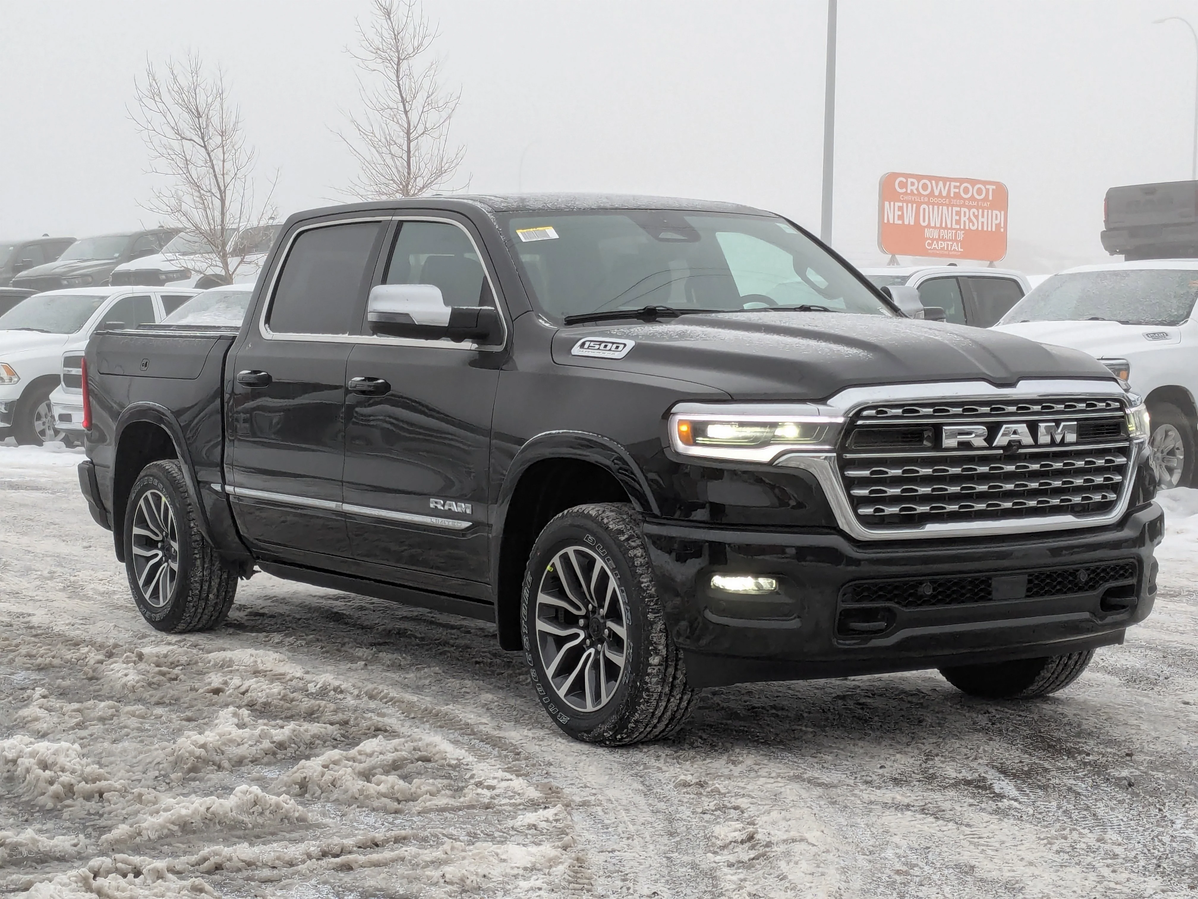 New 2026 Black RAM Limited - PANO SUNROOF - HEADS UP DISPLAY - RAMBOX CARGO & TONS MORE! image 2