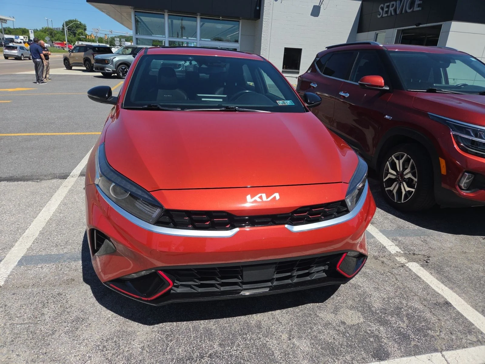 Certified Used 2023 Red Kia GT-Line image 5