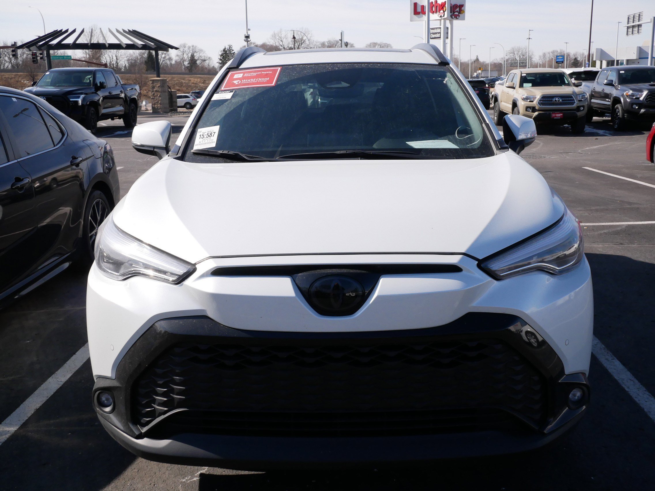 Certified 2024 Toyota Corolla Cross XSE with VIN 7MUFBABGXRV040803 for sale in Brooklyn Center, Minnesota