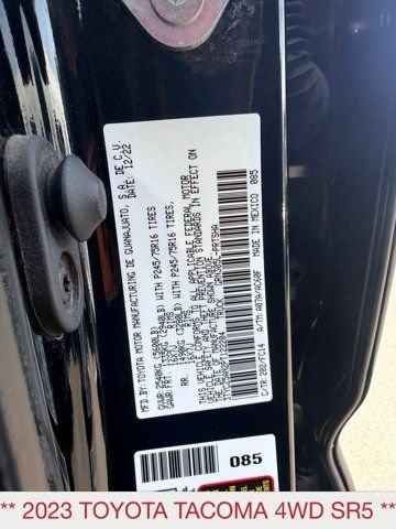 Certified Used 2023 Black Toyota SR5 image 23