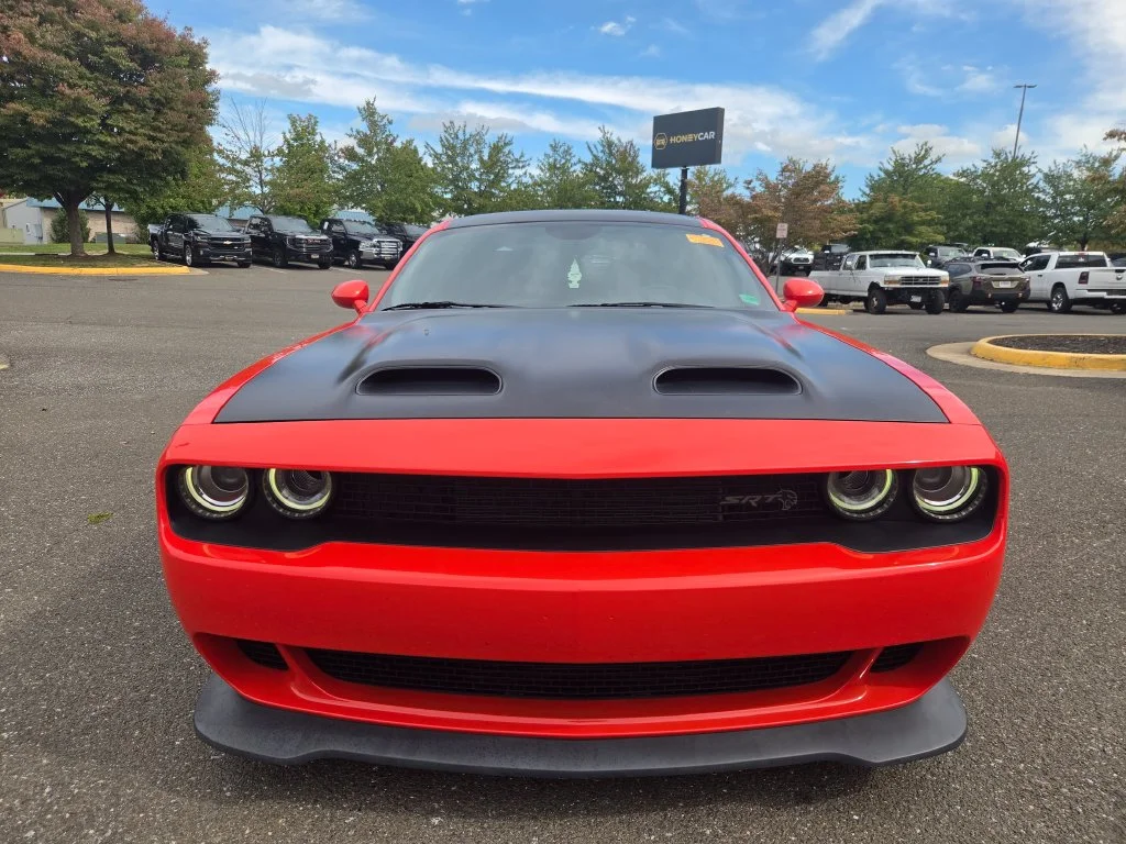 Used 2019 Orange Dodge SRT Hellcat image 2