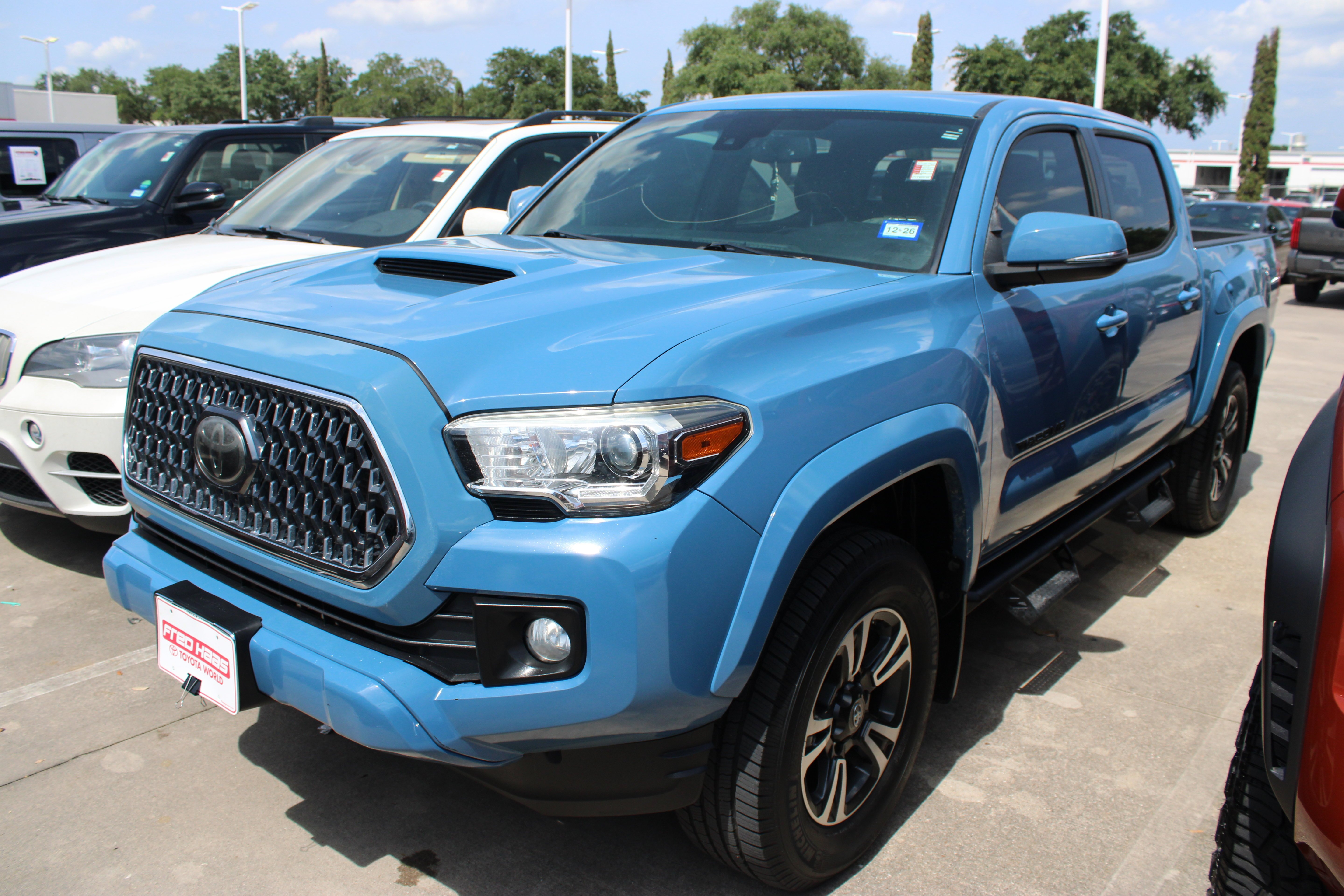 Used 2019 Blue Toyota TRD Sport image 4