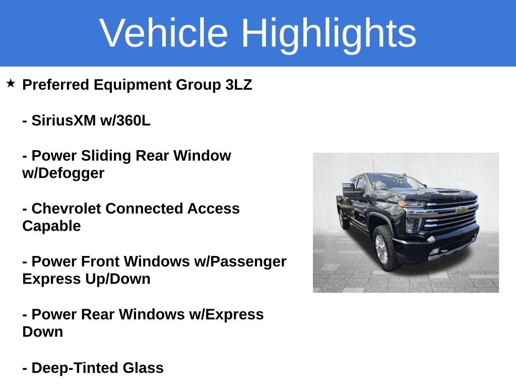 Used 2022 Black Chevrolet High Country image 3