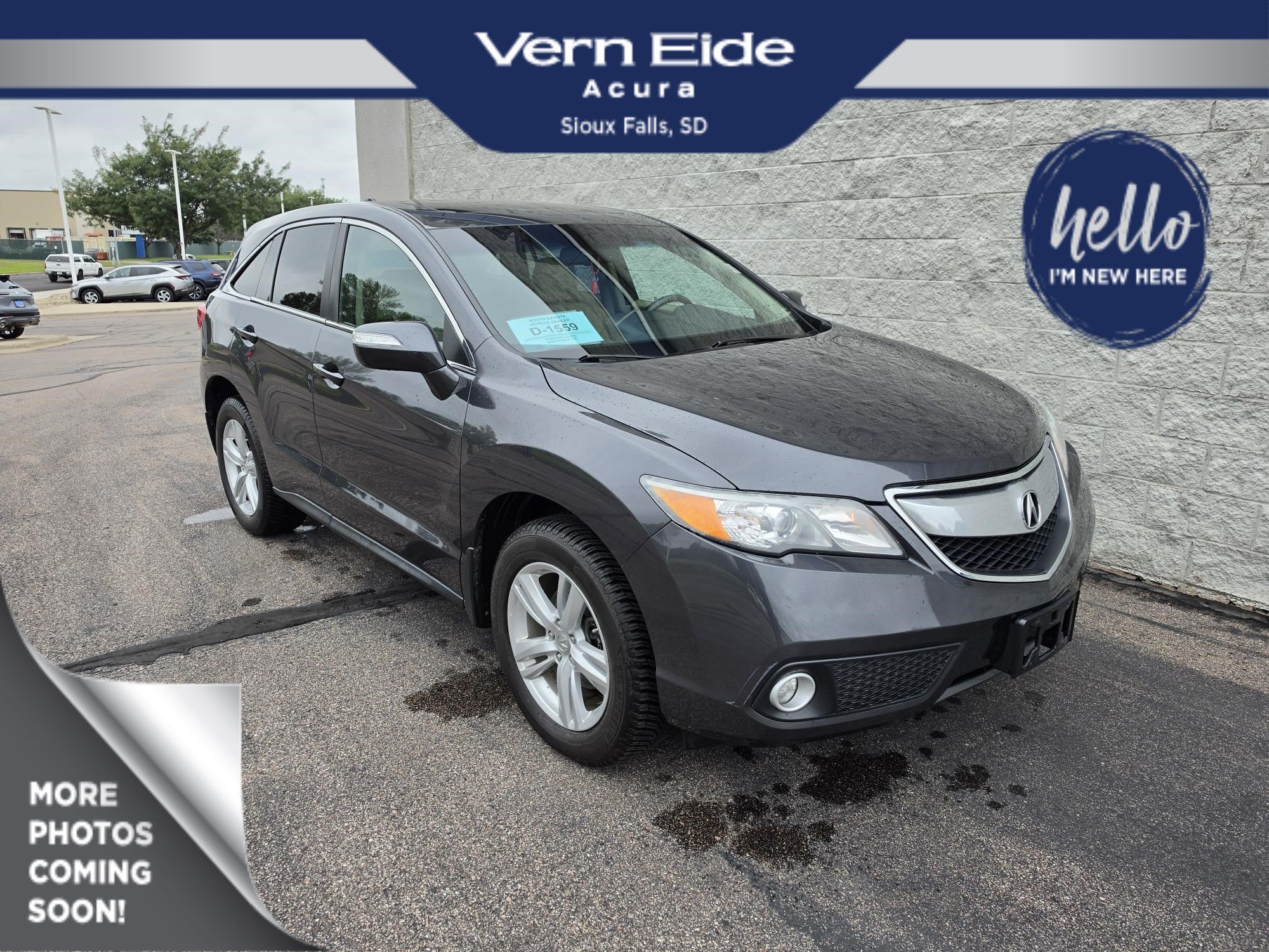 Used 2015 Graphite Luster Metallic Acura Tech Pkg image 1
