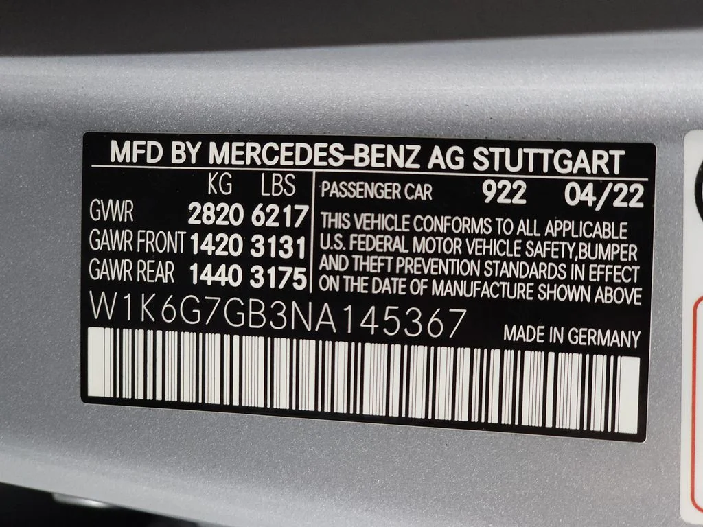 Used 2022 Cirrus Silver Metallic Mercedes-Benz S 580 image 40