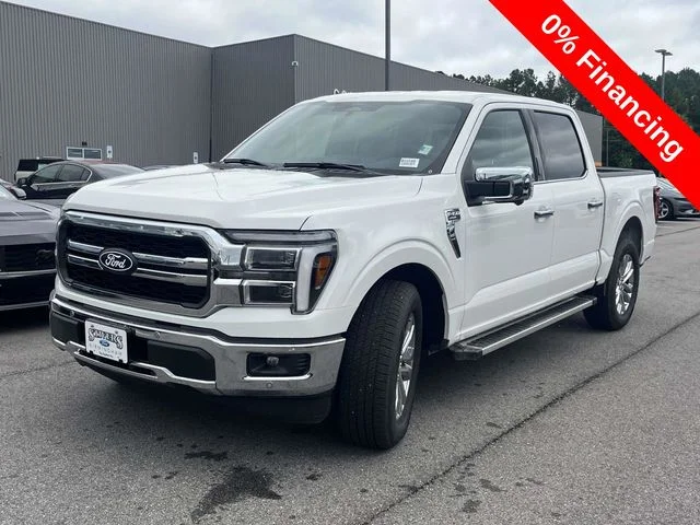 New 2026 Star White Metallic Tri-Coat Ford Lariat image 6