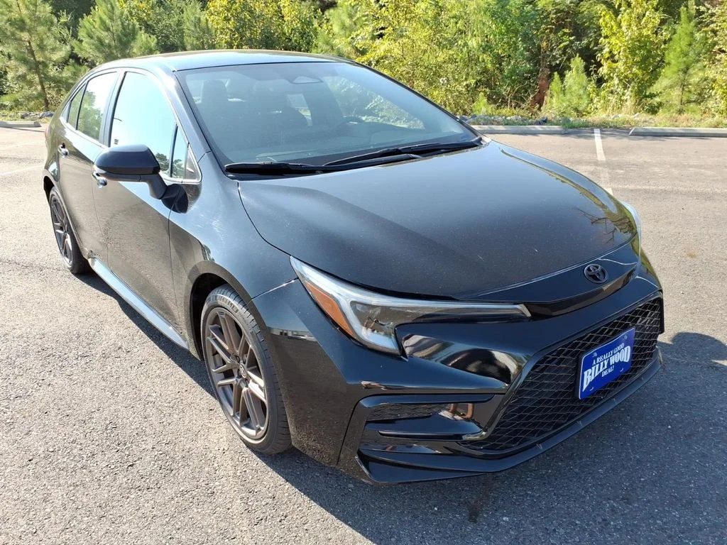 Used 2024 Midnight Black Metallic Toyota SE Nightshade image 1