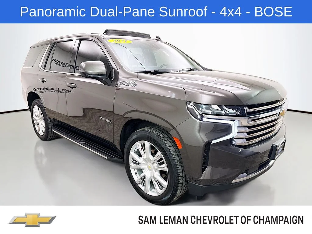 Used 2021 Gray Chevrolet High Country image 1