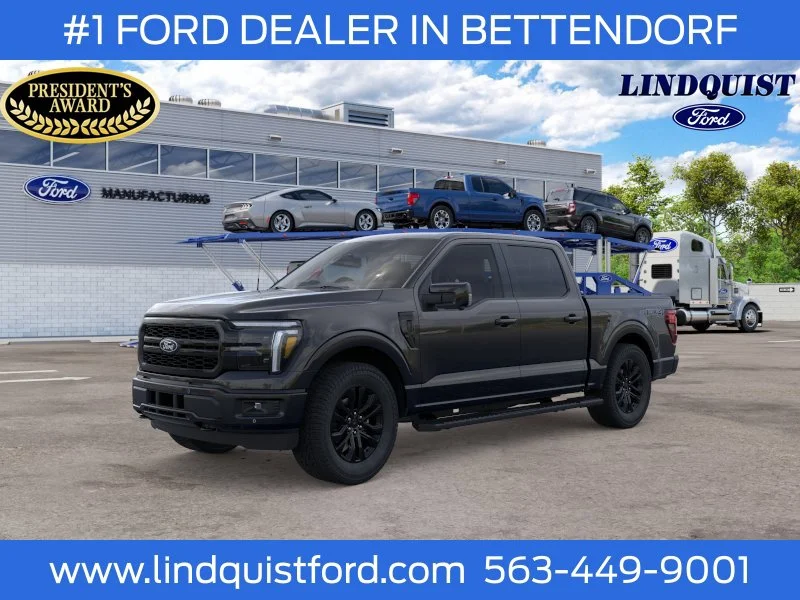 New 2026 Agate Black Metallic Ford Lariat® image 1