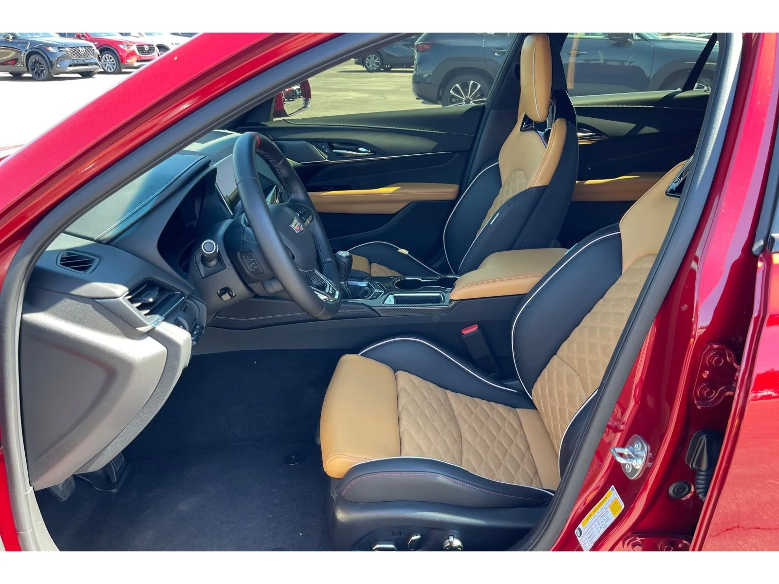 Used 2025 Radiant Red Tintcoat Cadillac Blackwing image 11