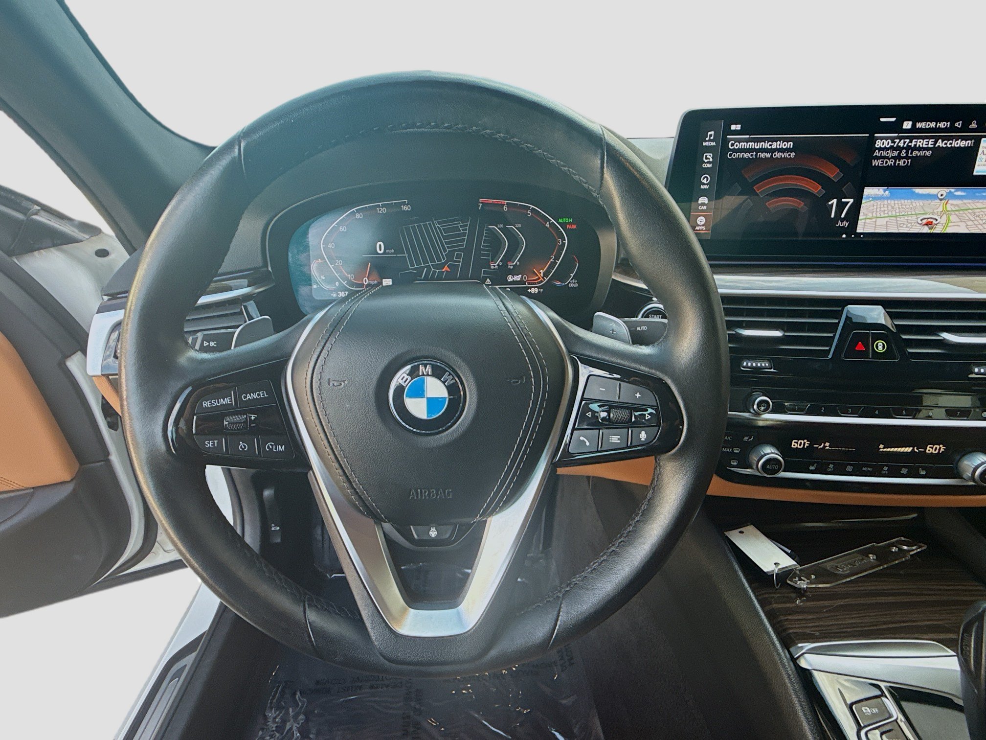 Used 2022 Mineral White Metallic BMW 530i xDrive image 10