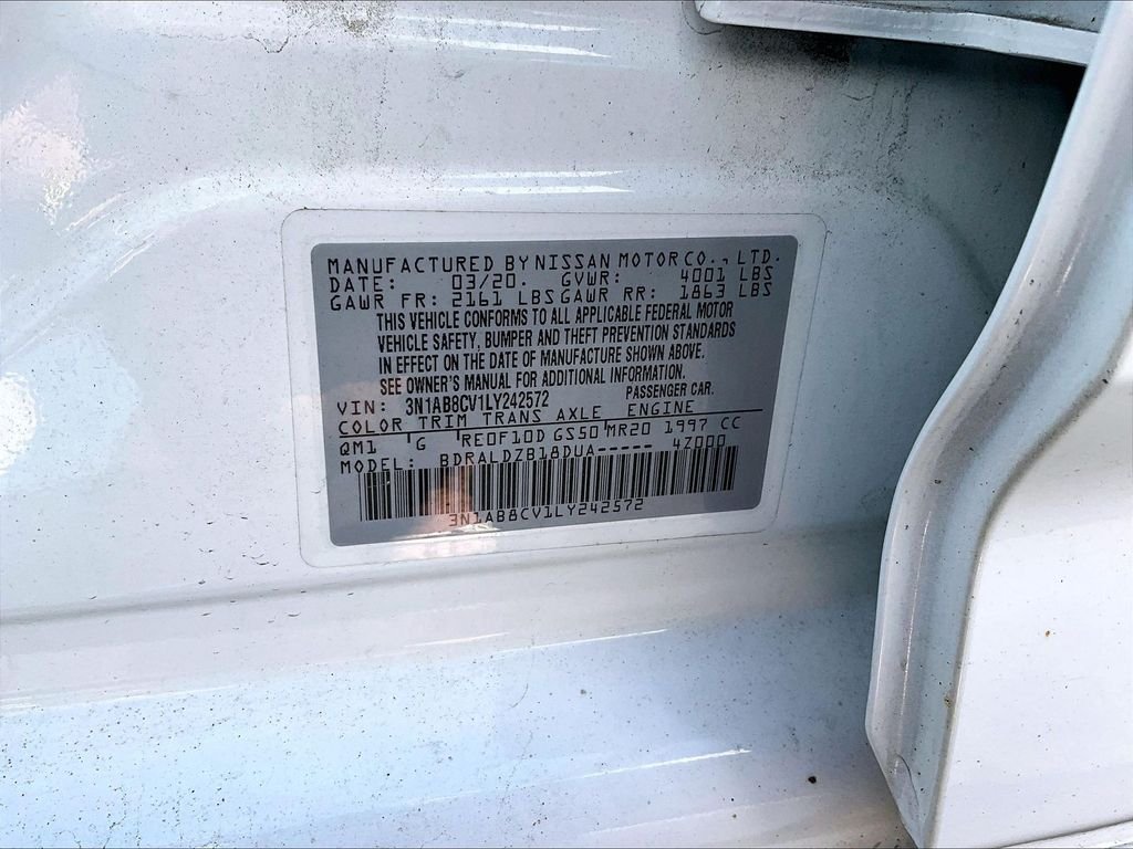 Used 2020 White Nissan SV image 9