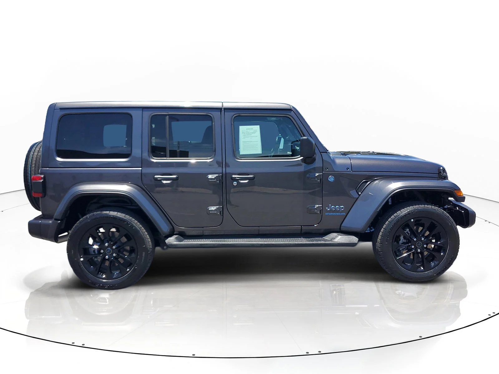 Certified Used 2025 Gray Jeep Sahara 4xe image 2