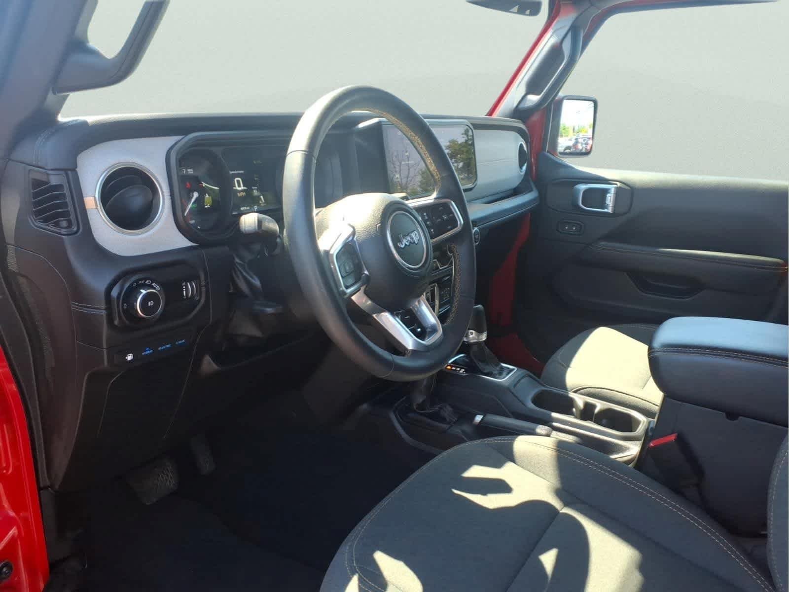 Used 2024 Firecracker Red Clearcoat Jeep Sahara image 19