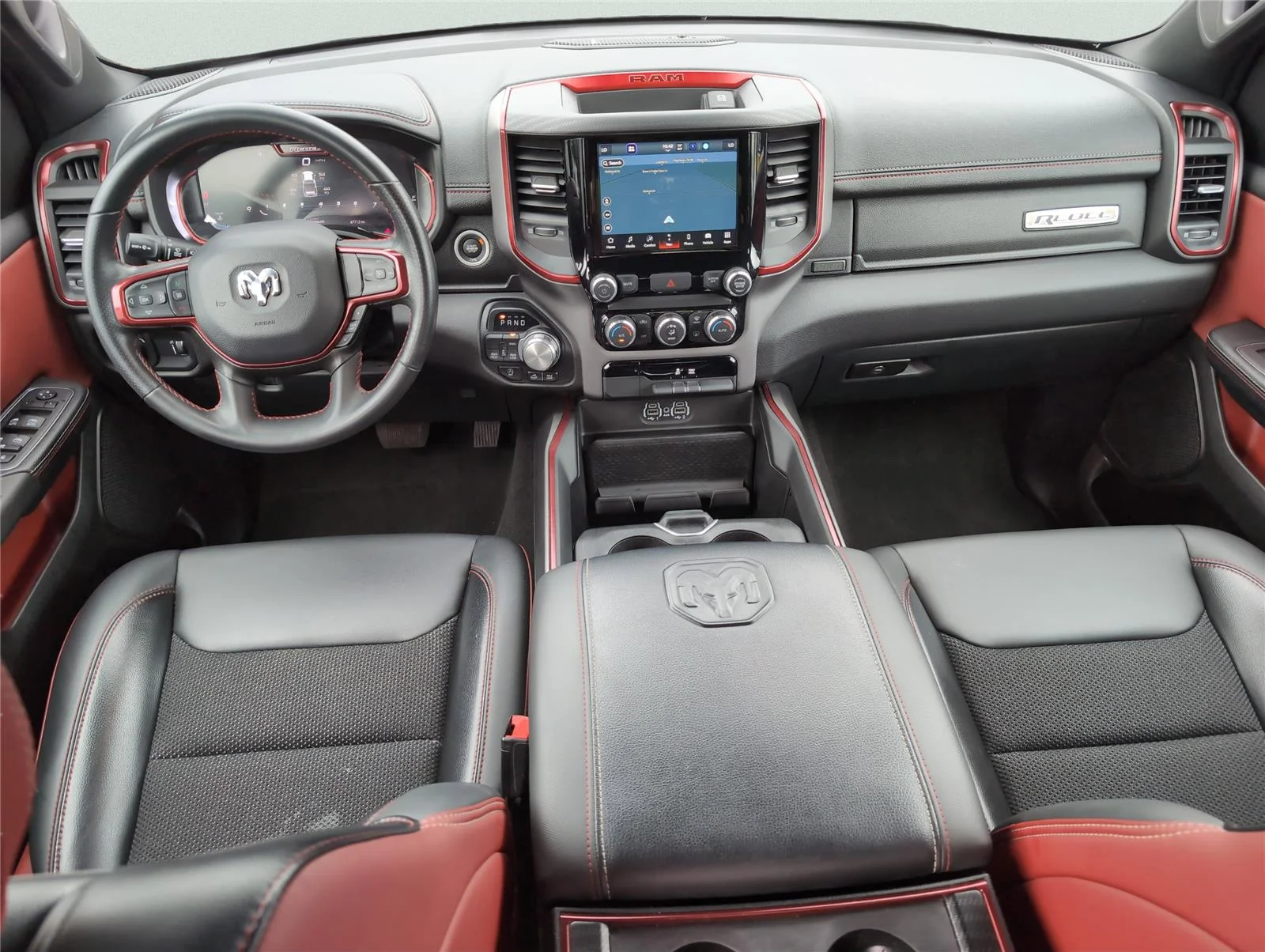 Used 2024 Granite Crystal Metallic Clearcoat Ram Rebel image 26