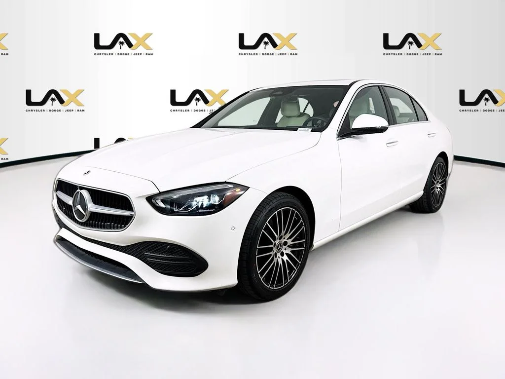 Used 2023 White Mercedes-Benz C 300 image 3