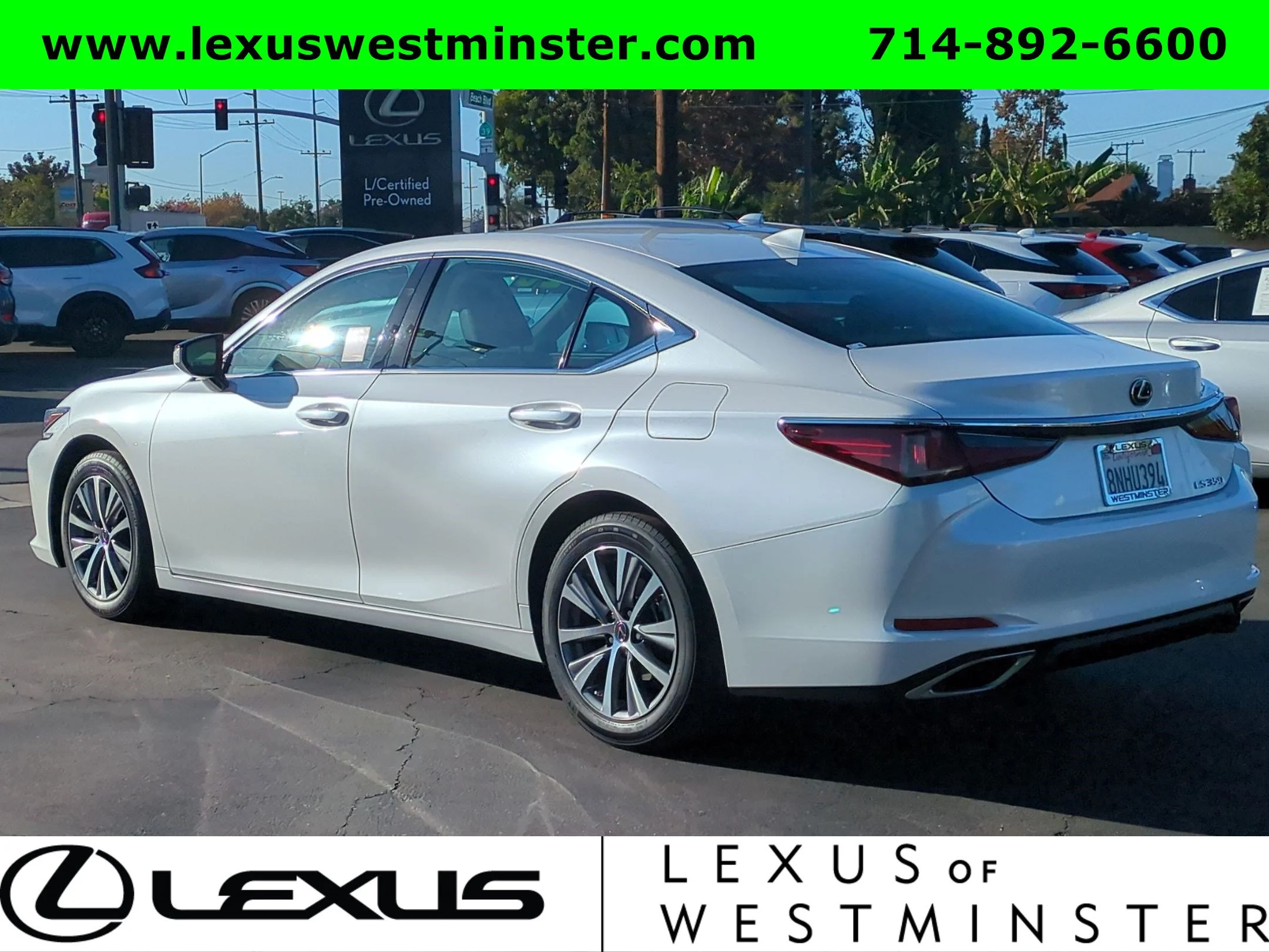 Used 2020 White Lexus ES 350 image 11