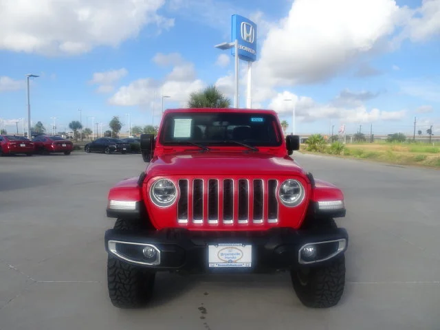 Used 2020 Red Clearcoat Jeep Overland image 2