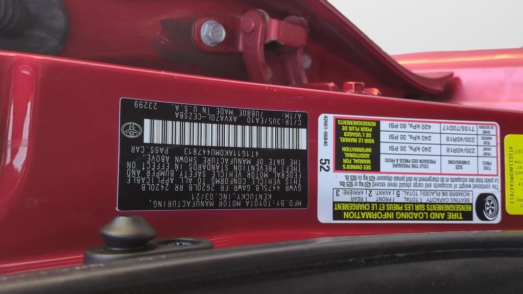 Used 2021 Red Toyota SE image 26