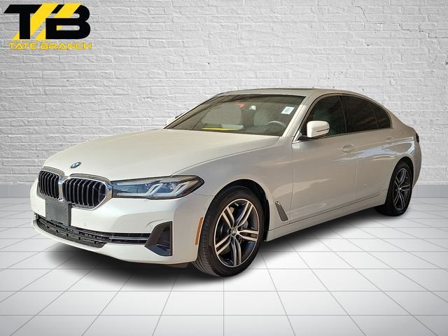 Used 2021 White BMW 540i image 1