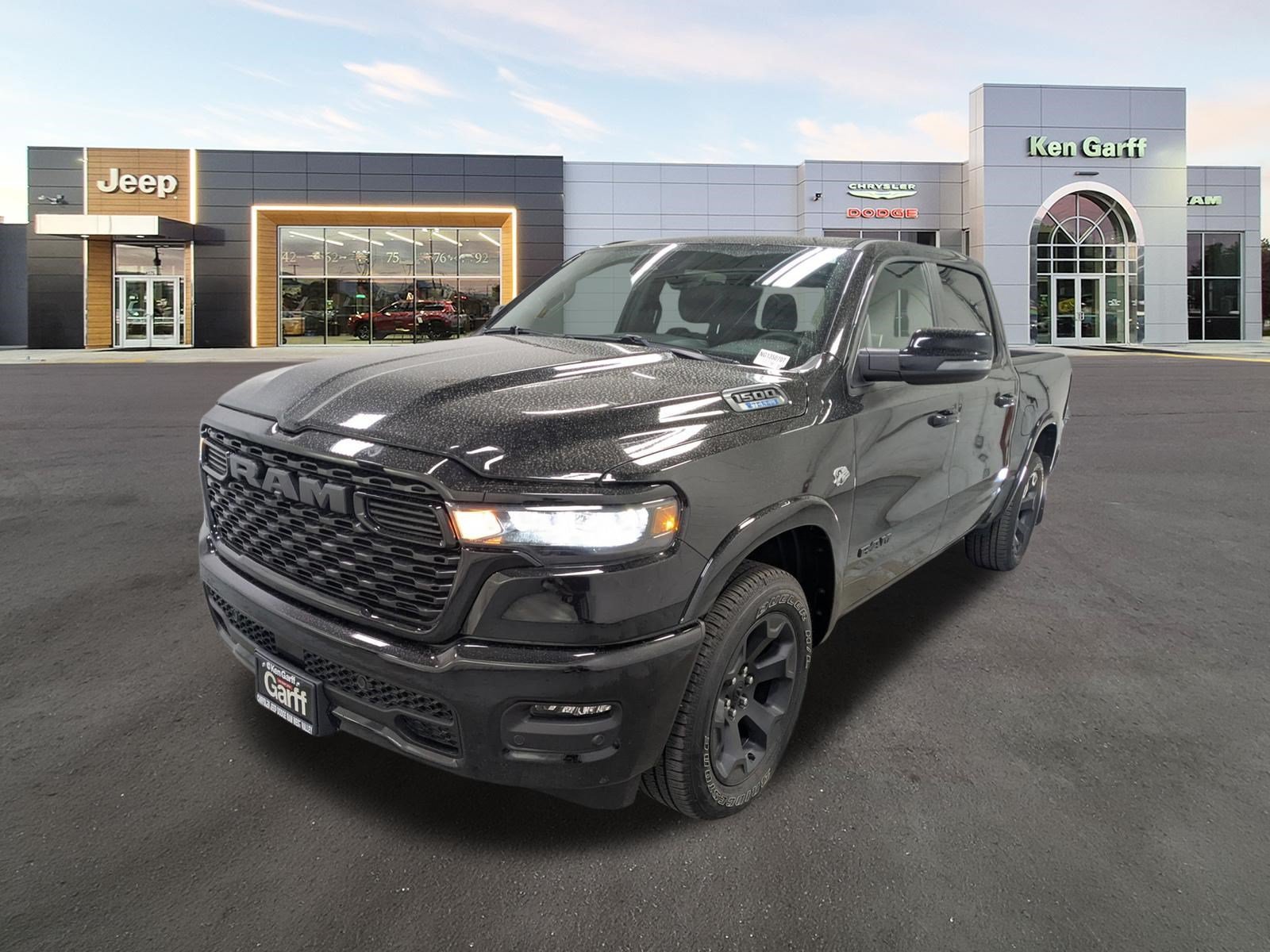 New 2026 Diamond Black Crystal Pearl-Coat Exterior Paint RAM Big Horn image 9