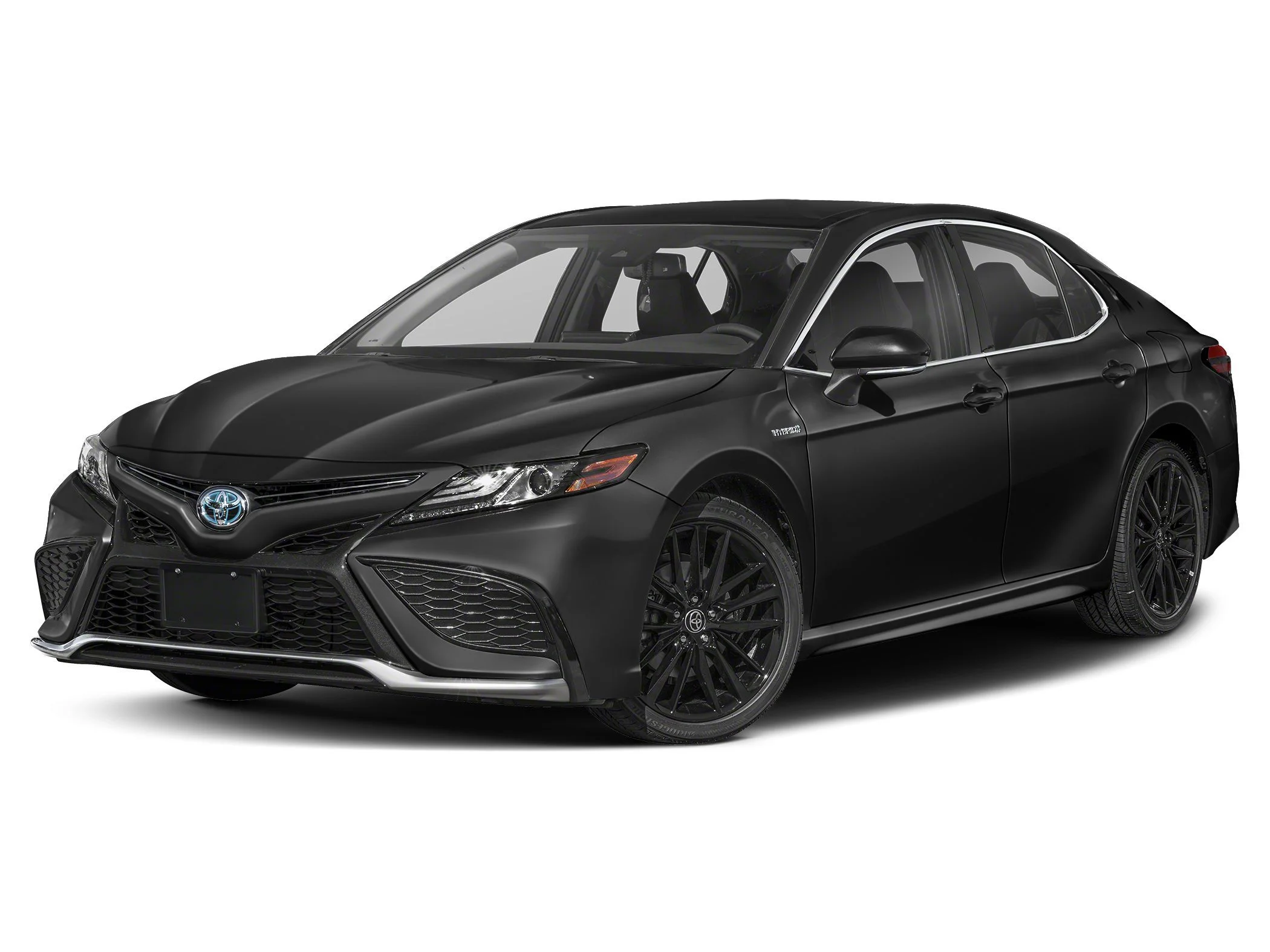 Used 2021 Midnight Black Metallic Toyota XSE image 1