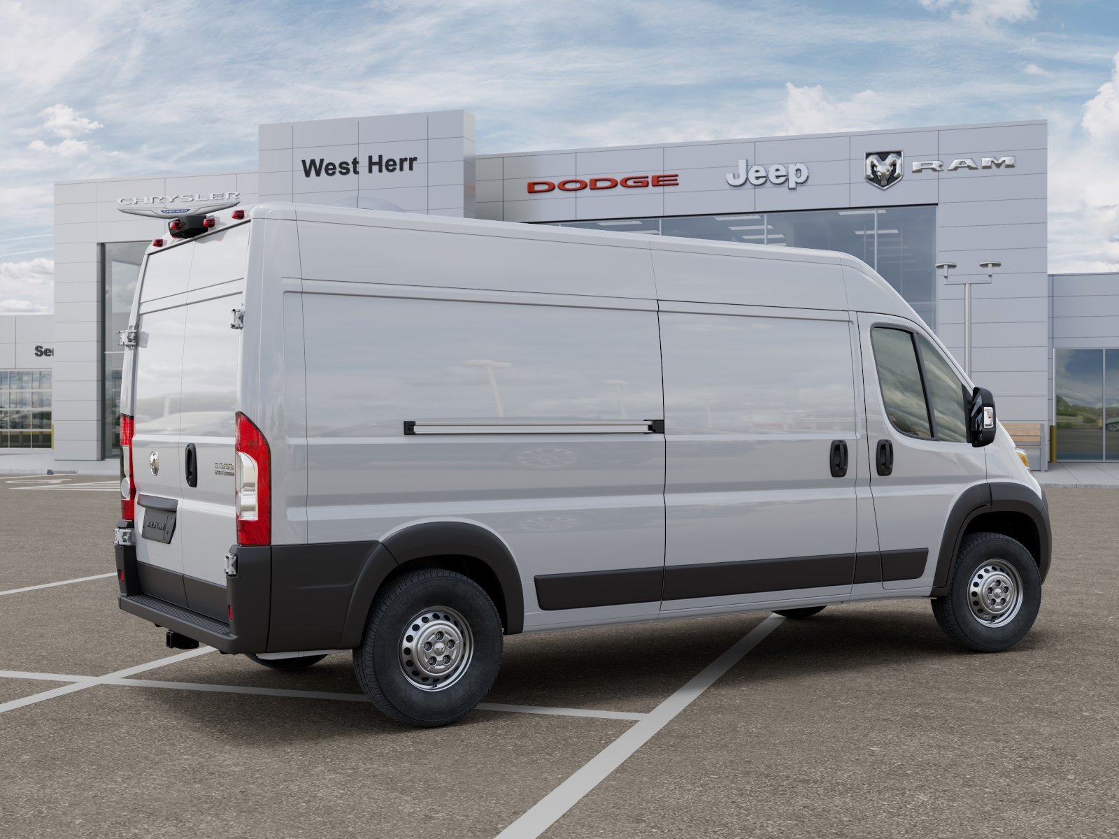 New 2026 Bright White Clear-Coat Exterior Paint RAM Tradesman image 30