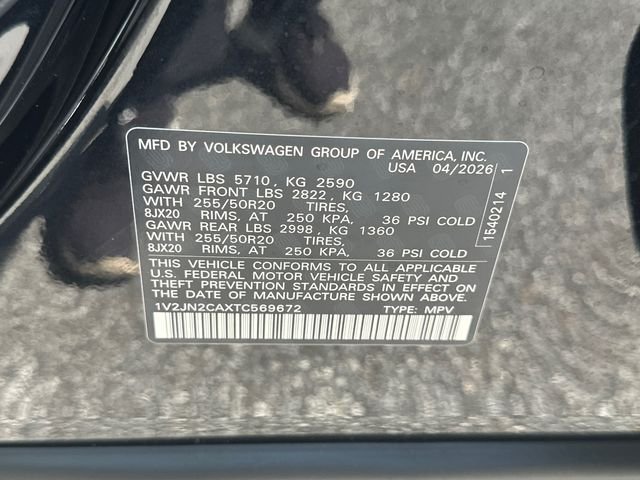 New 2026 Black Volkswagen 2.0T SE w/Technology image 35