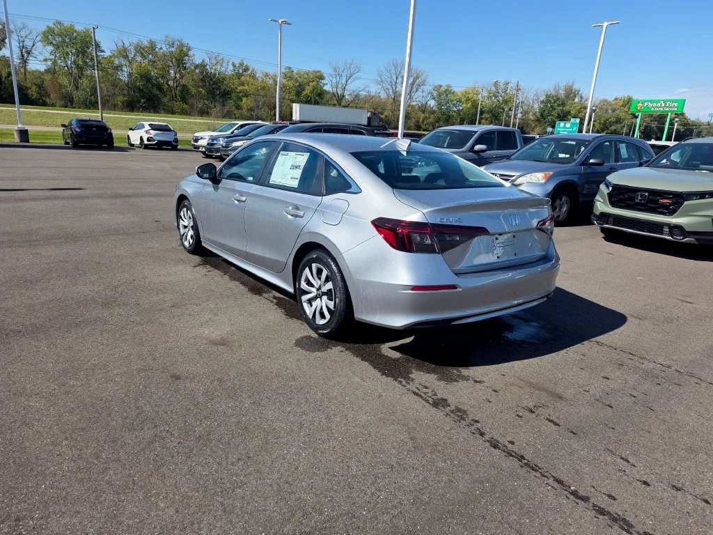 New 2026 Solar Silver Metallic Honda LX image 5