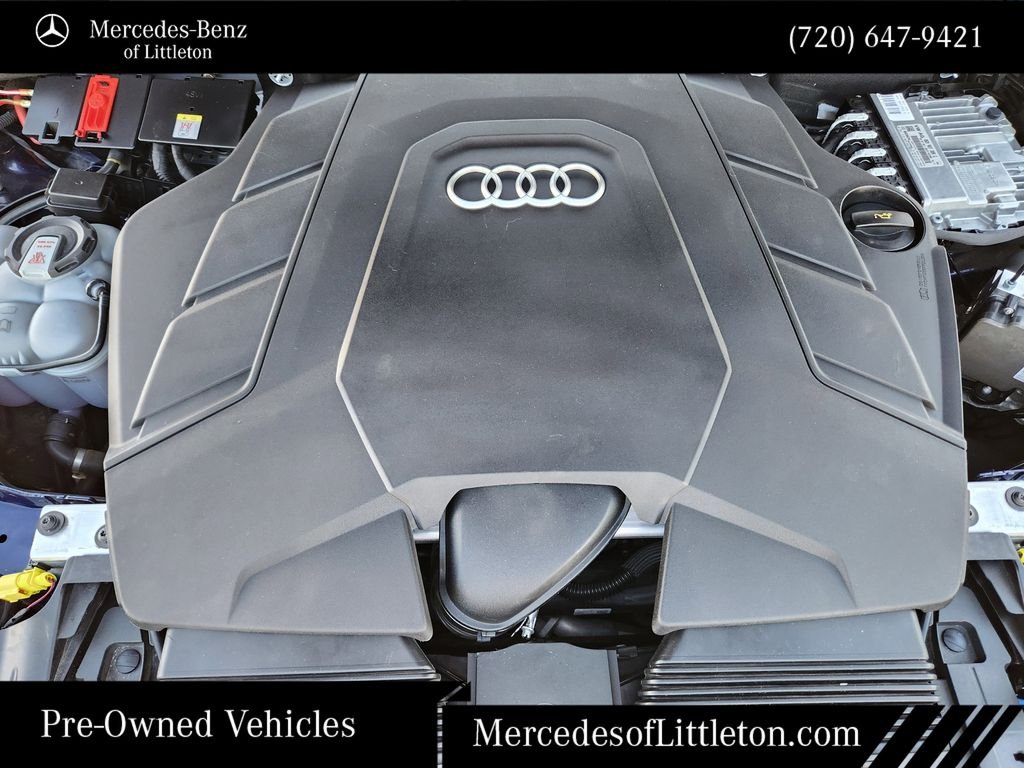 Used 2021 Blue Audi 55 Premium Plus image 33