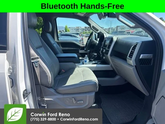 Used 2015 White Platinum Clearcoat Metallic Ford Lariat image 9