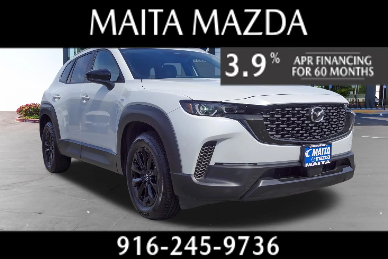 Certified Used 2025 Wind Chill Pearl Mazda Preferred image 1