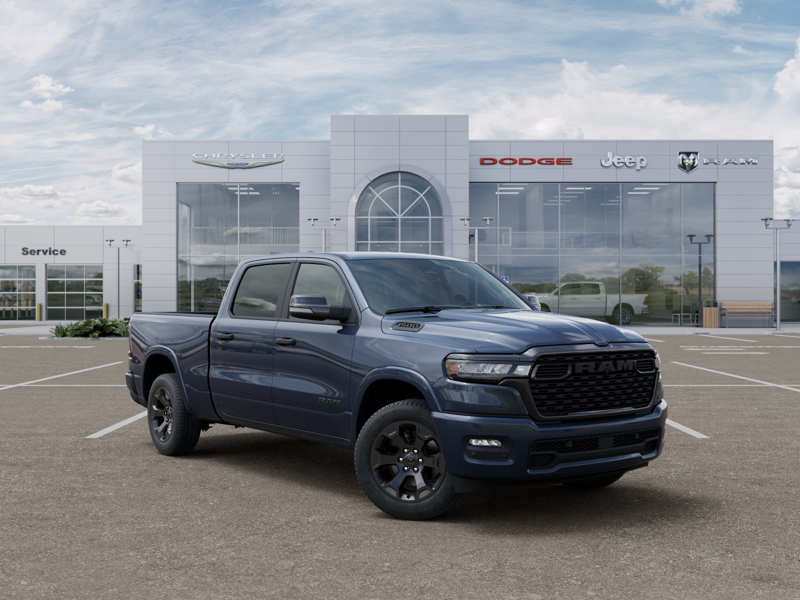 New 2026 Forged Blue Metallic Exterior Paint RAM Big Horn/Lone Star image 17