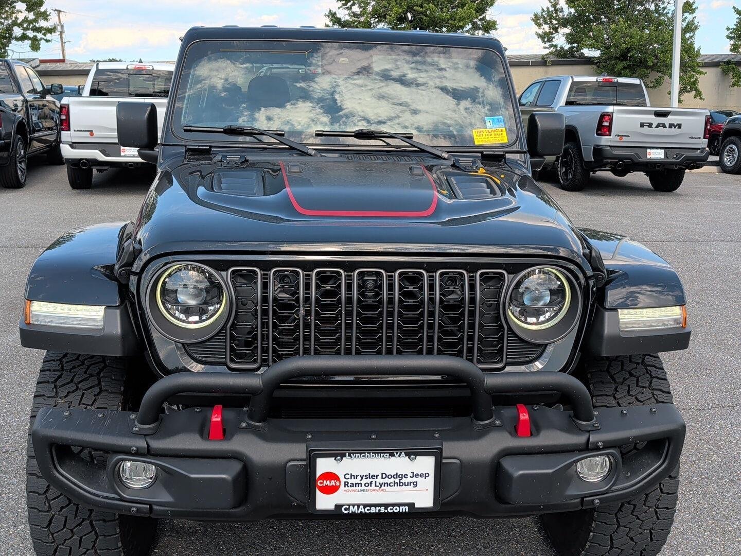 Used 2024 Black Clearcoat Jeep Rubicon image 2