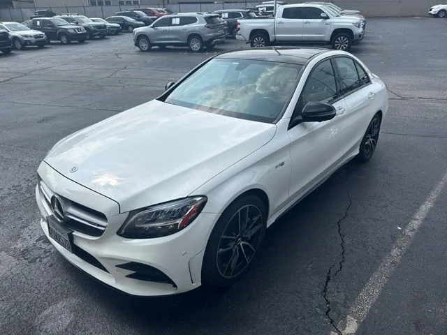 Used 2021 White Mercedes-Benz C 43 AMG® image 1