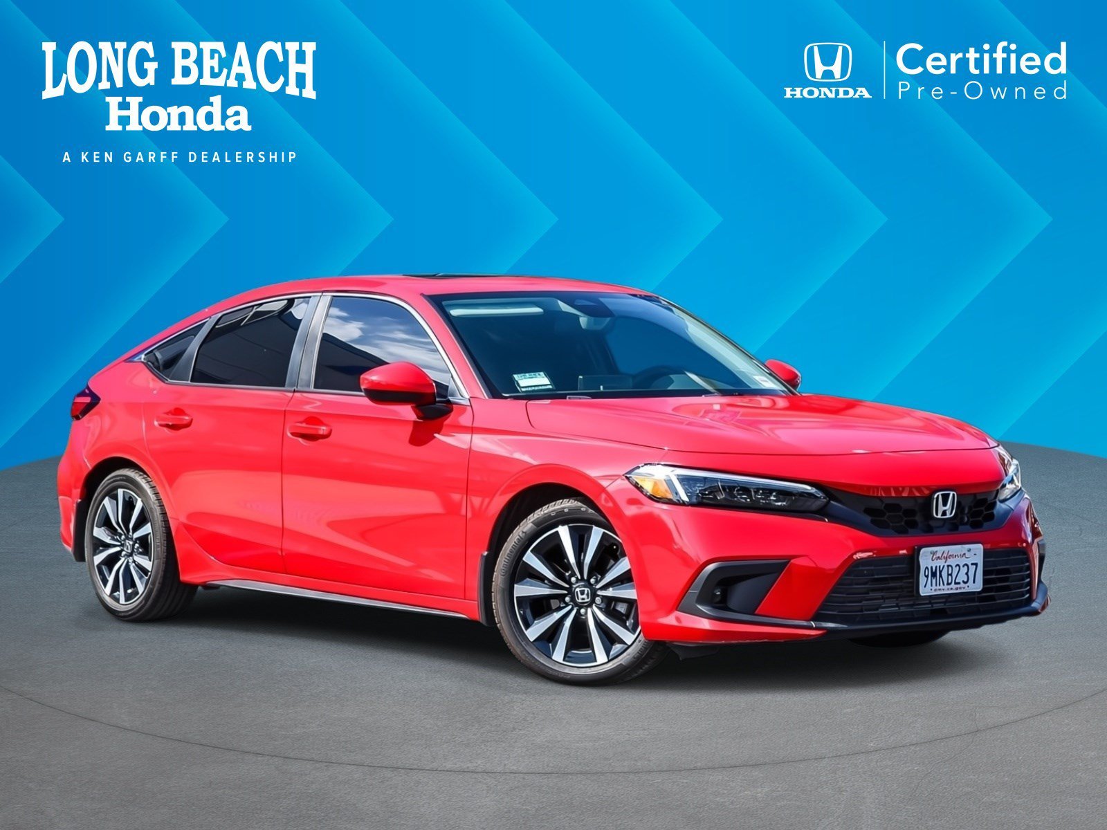 Certified Used 2024 Rallye Red Honda EX-L image 1
