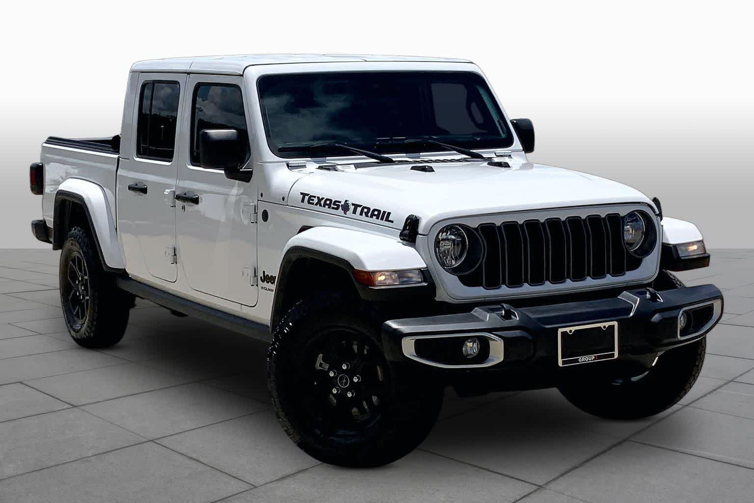 Used 2024 Bright White Clearcoat Jeep Texas Trail image 3