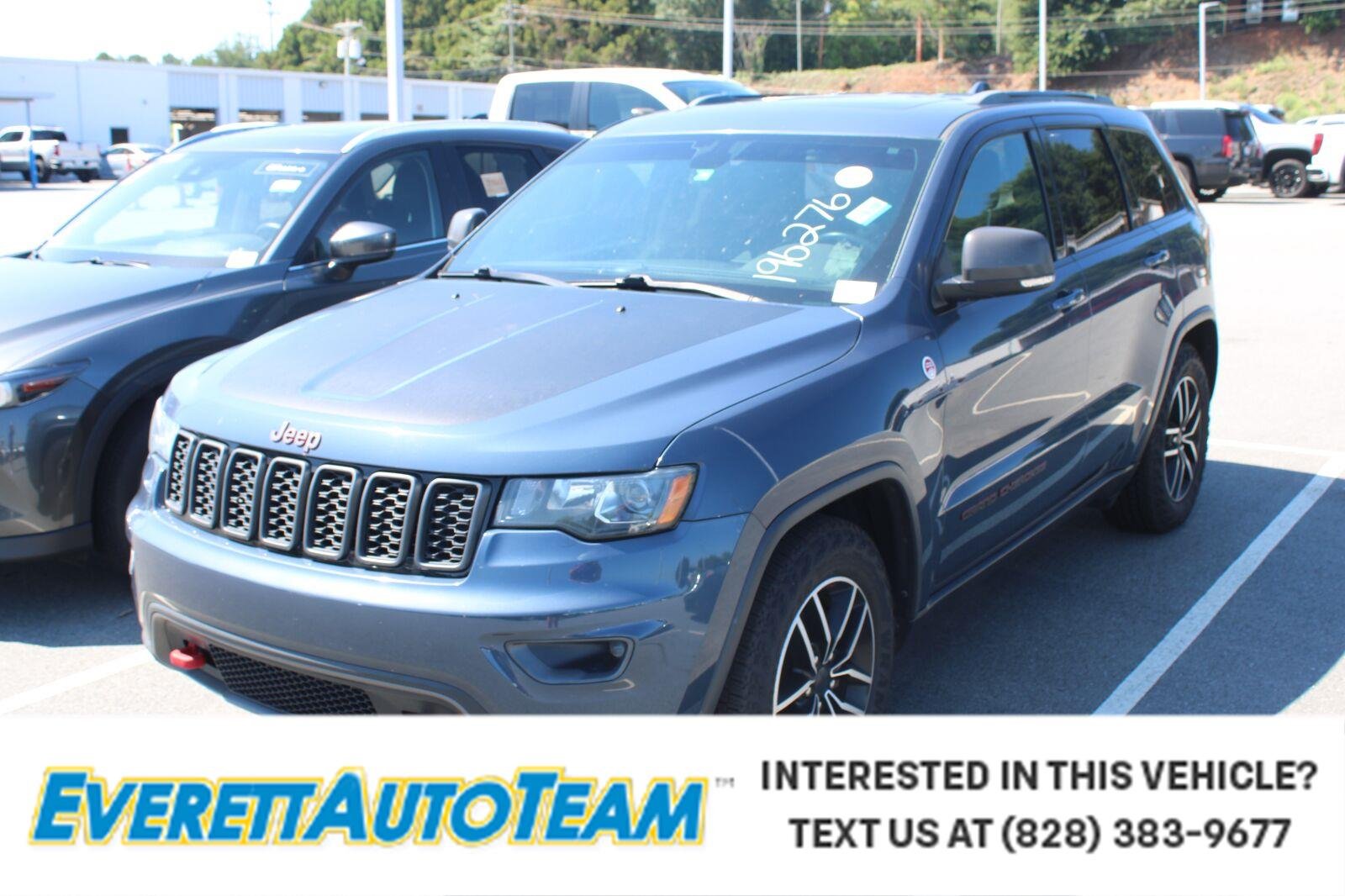 Used 2020 Slate Blue Pearlcoat Jeep Trailhawk image 1