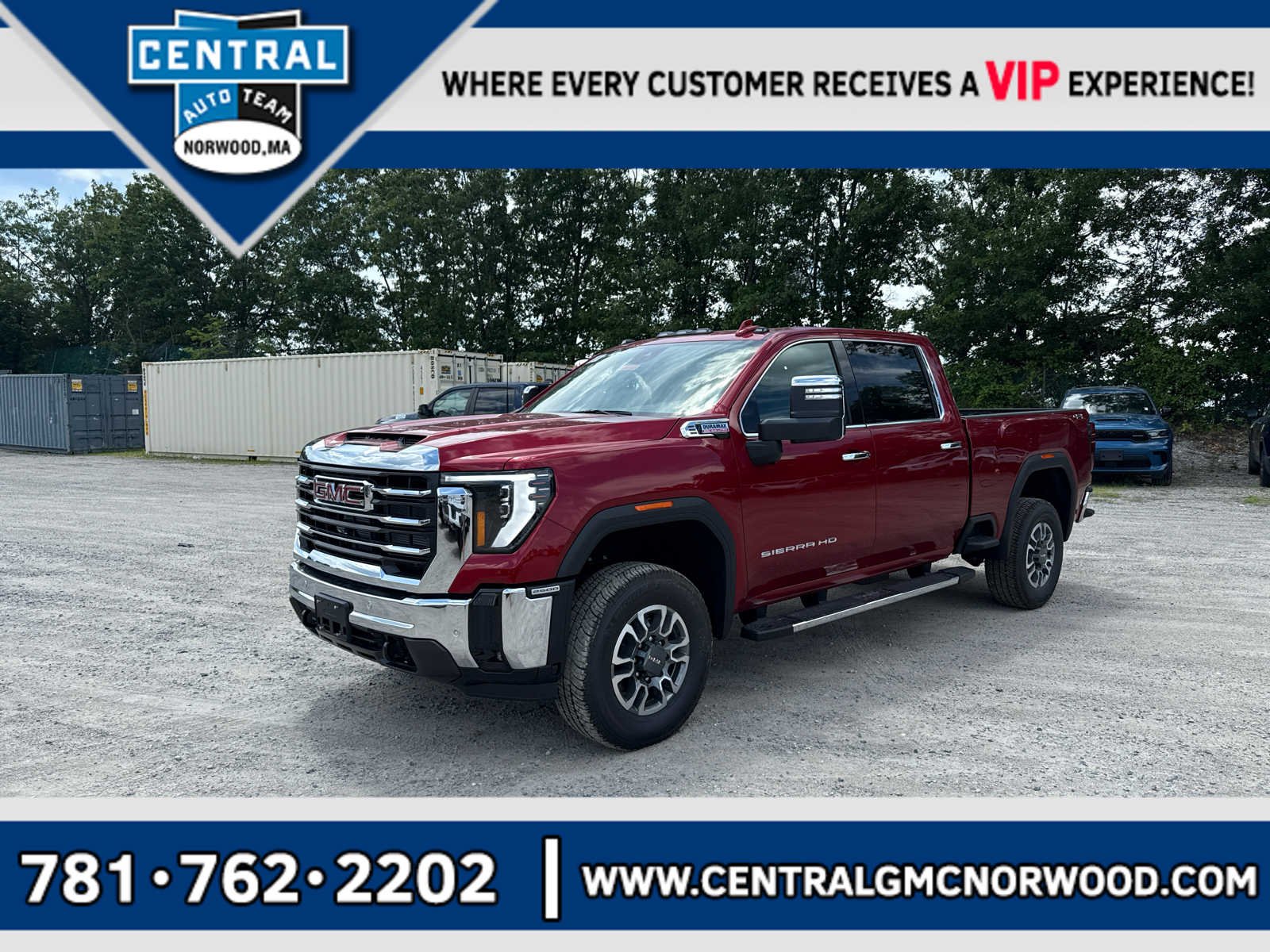 New 2026 Volcanic Red Tintcoat GMC SLT image 1