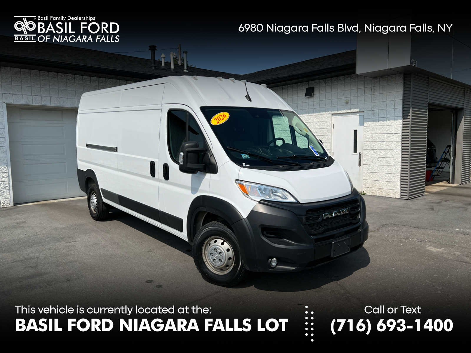 2026 RAM ProMaster Cargo Van Tradesman